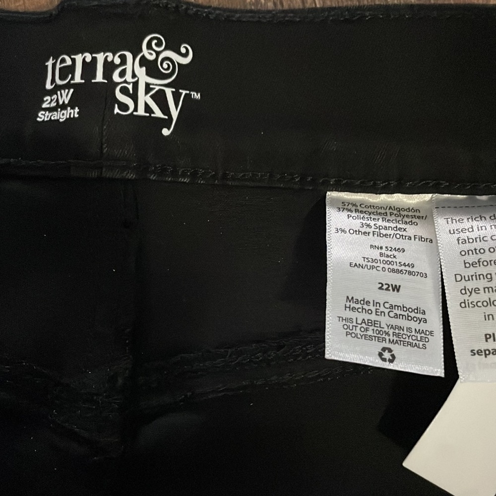 tummy control high rise black jeans - Picture 4 of 6